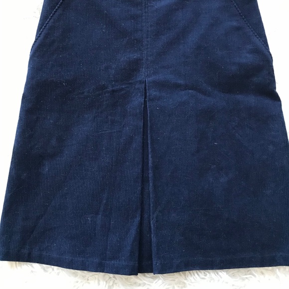 A.P.C. Coco Cotton-blend Corduroy Skirt In Blue 38 - Picture 4 of 10